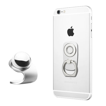 360 Degree Rotating Magnet Car Holder In Silver