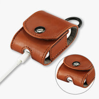 Reiko leather Case for Airpod in Brown