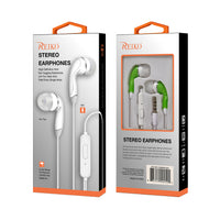 HS1480-35MMMICGR REIKO IN-EAR HEADPHONES WITH MIC IN GREEN