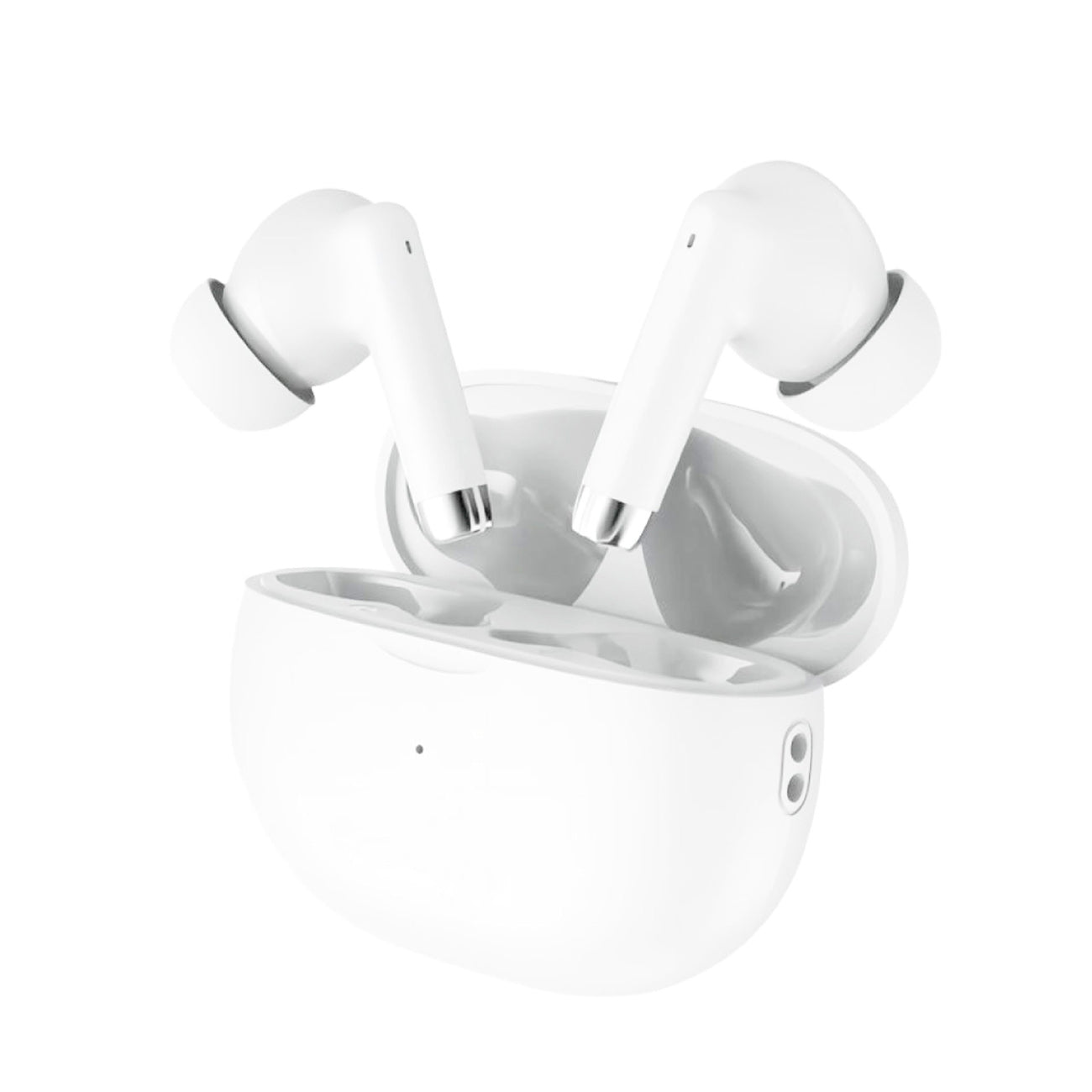 320mAh Type-C white Clear sound long battery life wireless earbuds True Wireless Stereo in white SKU:BT-VD052WH