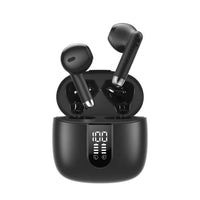 320mAh BT 5.4 Type-C black Clear sound black long battery life wireless earbuds True Wireless Stereo
