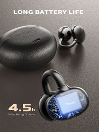 300mAh BT 6.0 Type-C Clear sound  long battery life wireless earbuds True Wireless Stereo in white SKU:BT-VD055WH