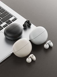 300mAh BT 6.0 Type-C Clear sound  long battery life wireless earbuds True Wireless Stereo in white SKU:BT-VD055WH