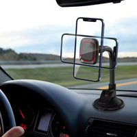 Universal 360-degree rotation Dashboard or windshield  Magnetic Phone Holder for Car with Long Arm SKU: HLD-VDHD006BK