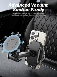 Universal Phone Holder for Dashboard or Windshield Clip Type Strong Anti-Shake Foldable for Phones