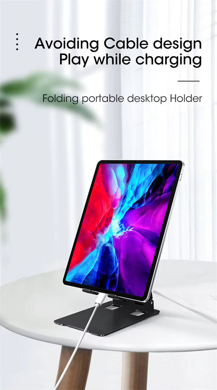 Non-slip 360¡ã rotating desktop stand in Black SKU:HLD-VD026BK