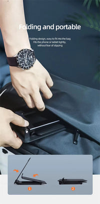 Non-slip 360¡ã rotating desktop stand in Black SKU:HLD-VD026BK
