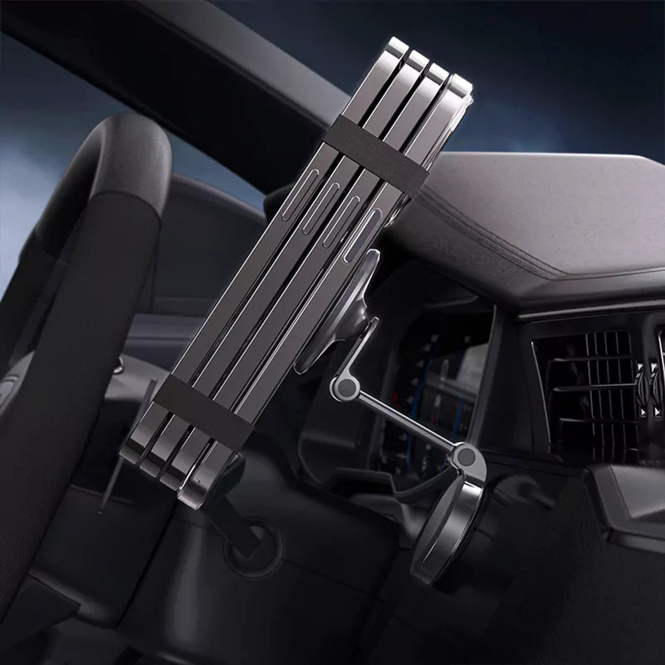 360¡ã rotating magnetic holder for car with a sticky base SKU: HLD-VDHD040BK