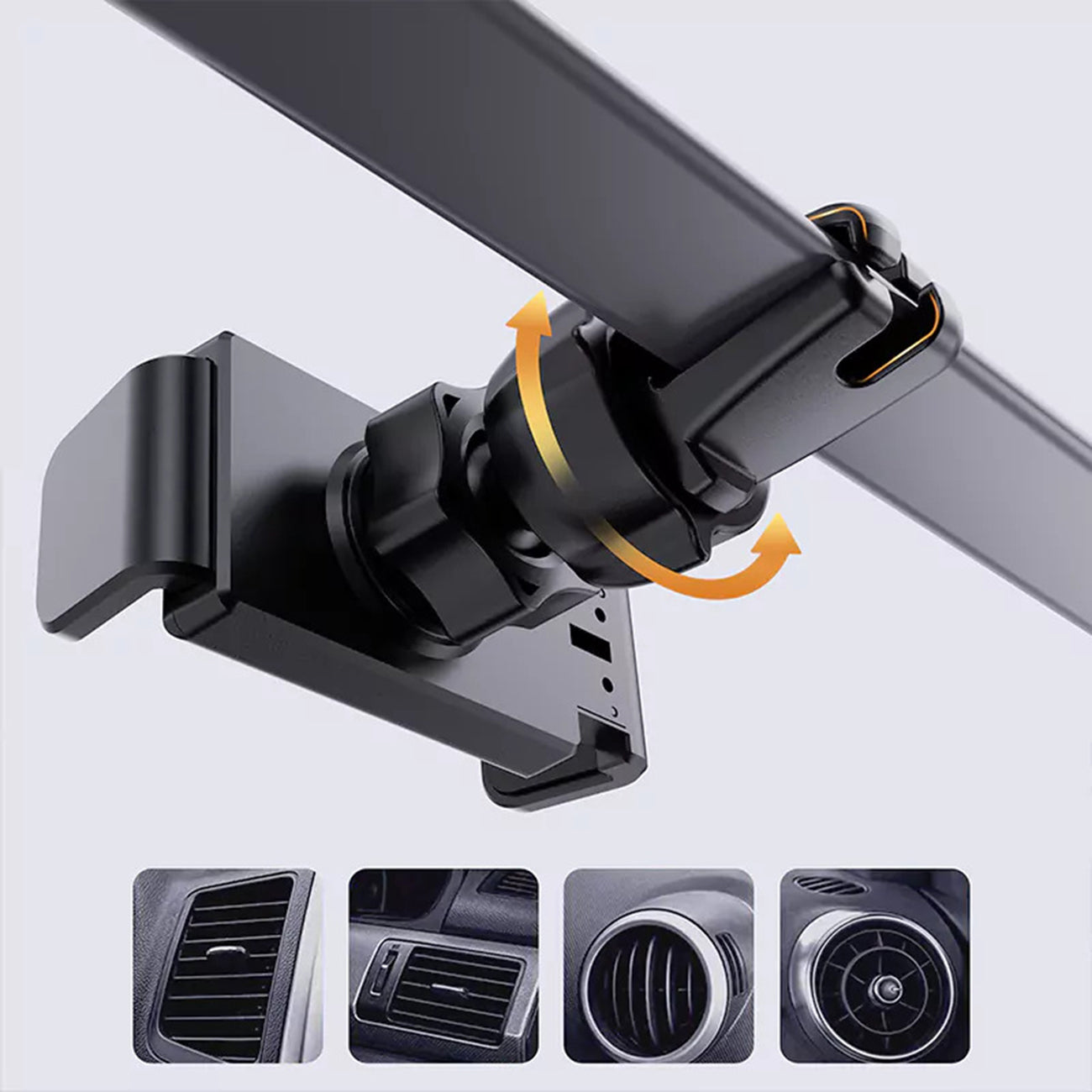 Strong suction cup 360¡ã Rotatable Phone Stand, Universal Smartphone Holder for Car/desk SKU:HLD-VDHD045BK