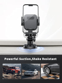 Universal retractable foldable Phone holder 360 degrees rotation car holder Universal Smartphone Holder for center console  SKU:HLD-VD049BK