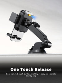 Universal retractable foldable Phone holder 360 degrees rotation car holder Universal Smartphone Holder for center console  SKU:HLD-VD049BK