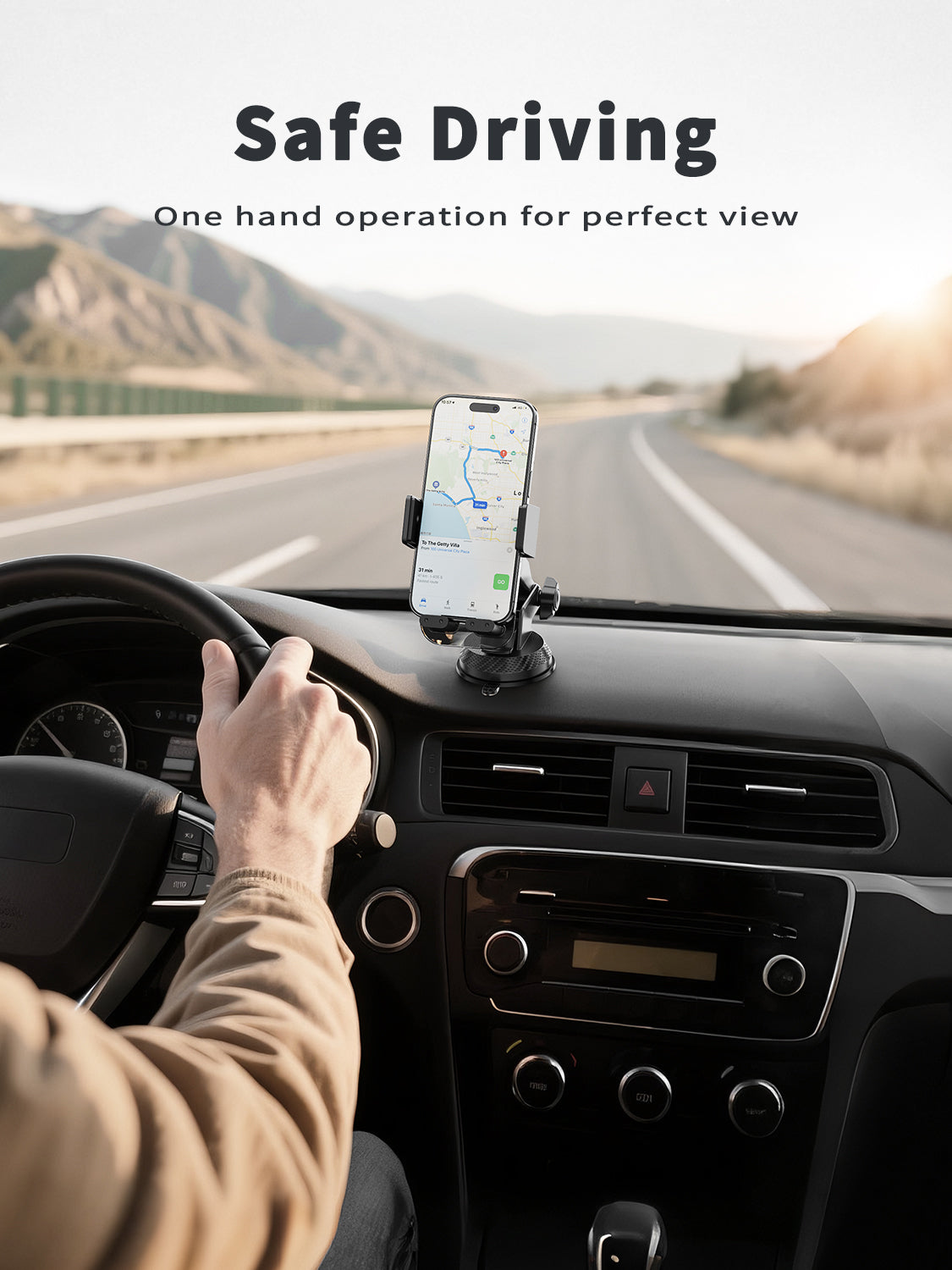 Universal retractable foldable Phone holder 360 degrees rotation car holder Universal Smartphone Holder for center console  SKU:HLD-VD049BK