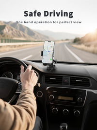Universal retractable foldable Phone holder 360 degrees rotation car holder Universal Smartphone Holder for center console  SKU:HLD-VD049BK