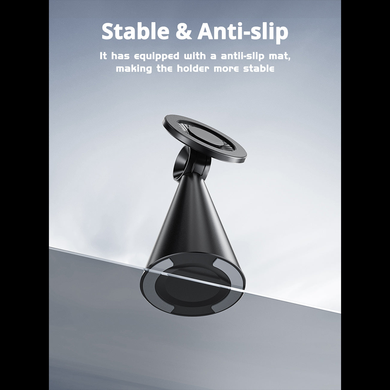 Universal high quality premium Strong magnetic holder 360 degree rotation stable anti-shake drop resistant holder SKU:HLD-VD056BK