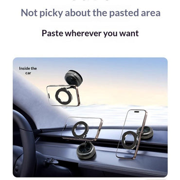 Universal High Quality Magnetic Phone holder, Strong Magnetic, Stable Anti-shake holder for Smartphones  SKU:HLD-VD068BK