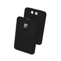 Universal 10000mAh Power Bank with Flashlight, Waterproof Outdoor Portable Charger for Camping in Black SKU:PB-VD057BK