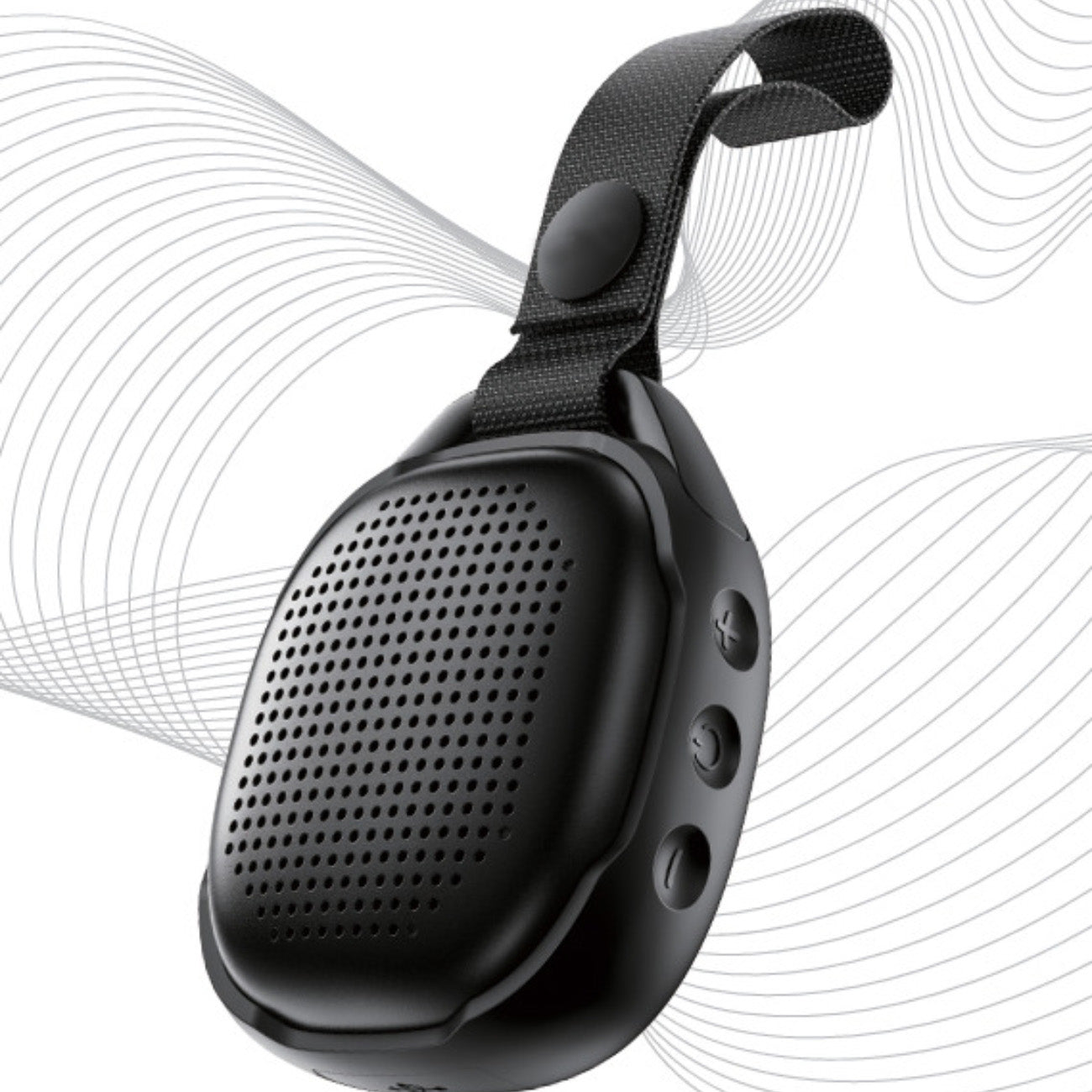 New Arrival portable lightweight Speaker, long battery life, clear sound, used for Home/ Outdoor/ Party in black SKU:SP-VD019BK