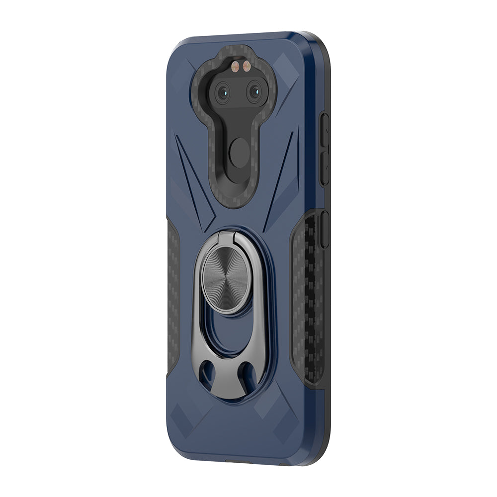 Phone Case with Ring Holder LG ARISTO 5 In Blue