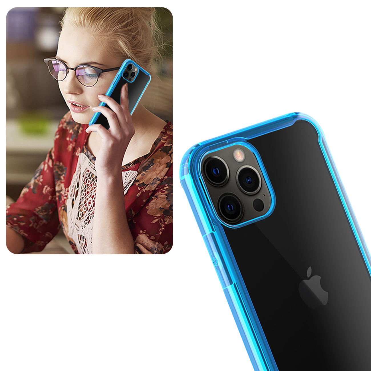 IPHONE 12/ IPHONE 12 PRO Bumper Case In Blue