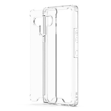 LG STYLO 6 High quality TPU Bumper and Clarity PC Case In Clear