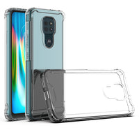 Moto E7 Plus/G9/G9 Play High quality TPU Bumper and Clarity PC Case In Clear