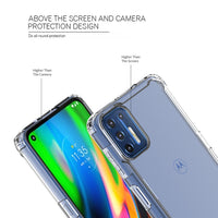 Moto G9 Plus High quality TPU Bumper and Clarity PC Case In Clear