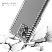 Reiko High Quality 2X Clean PC and TPU Bumper Case In Clear For Motorola Moto G Stylus 5G (2023)