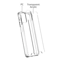 Reiko High Quality 2X Clean PC and TPU Bumper Case In Clear For  Moto G Stylus 2021