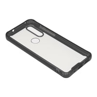 Reiko MOTOROLA G8 High quality Tpu Bumper and Clarity PC Case In Black