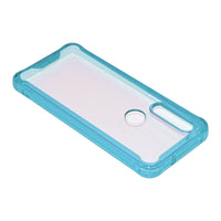 Reiko MOTOROLA G8 High quality Tpu Bumper and Clarity PC Case In Blue