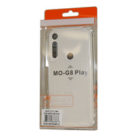 Reiko MOTOROLA G8 PLAY High quality Tpu Bumper and Clarity PC Case In Clear