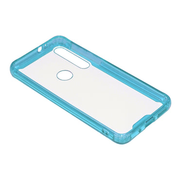 Reiko MOTOROLA G8 PLAY High quality Tpu Bumper and Clarity PC Case In Blue