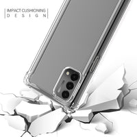 Reiko High Quality 2X Clean PC and TPU Bumper Case In Clear For ONEPLUS NORD N200 5G