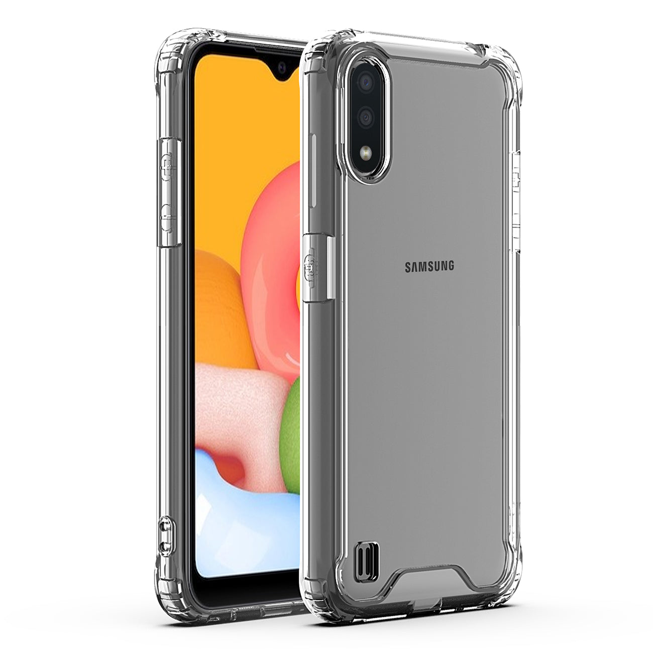 Reiko Bumper Case For SAMSUNG GALAXY A01 In Clear