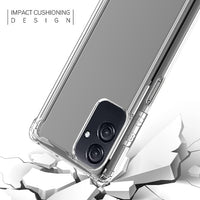 Reiko High Quality 2X Clean PC and TPU Bumper Case In Clear For Samsung Galaxy A04/A04E