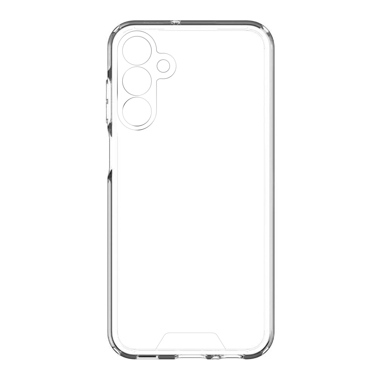 High Quality 2X Clean PC and TPU Bumper Case In Clear For Samsung Galaxy A15 5G