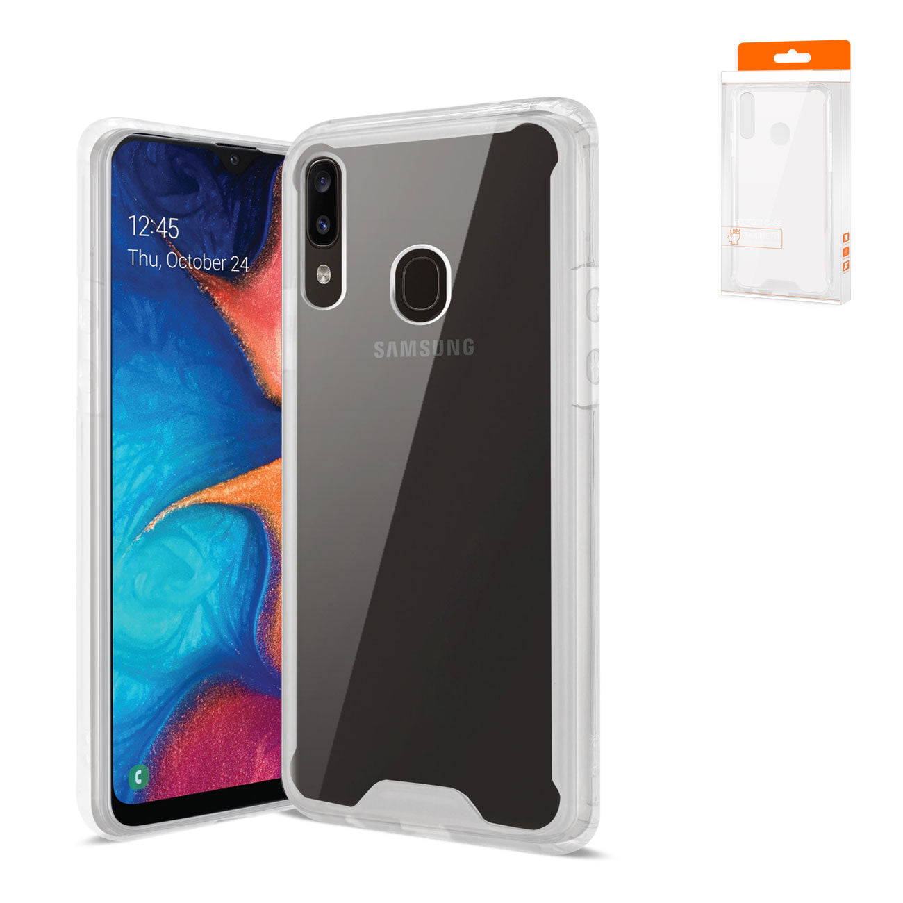 Reiko SAMSUNG GALAXY A20S High Quality TPU Case In Clear