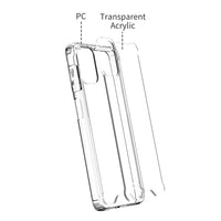 Reiko High Quality 2X Clean PC and TPU Bumper Case In Clear For  Samsung Galaxy A32 5G