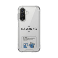Reiko High Quality 2X Clean PC and TPU Bumper Case In Clear For Samsung Galaxy A36 £¬ PC09-SAMSA36-5GCL