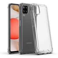 Reiko High Quality 2X Clean PC and TPU Bumper Case In Clear For  Samsung Galaxy A42 5G