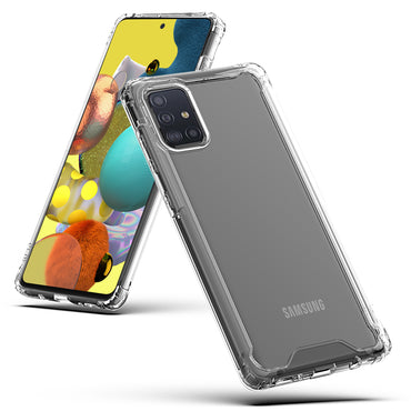 High quality TPU Bumper and Clarity PC Case For SAMSUNG GALAXY A51 5G In Clear