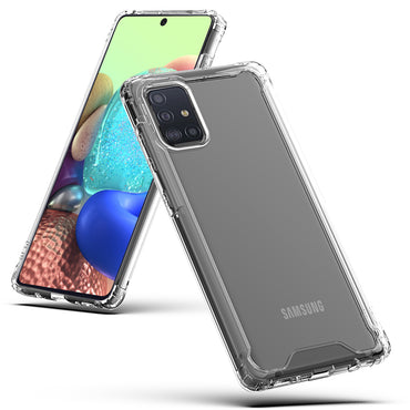 High quality TPU Bumper and Clarity PC Case For SAMSUNG GALAXY A71 5G In Clear