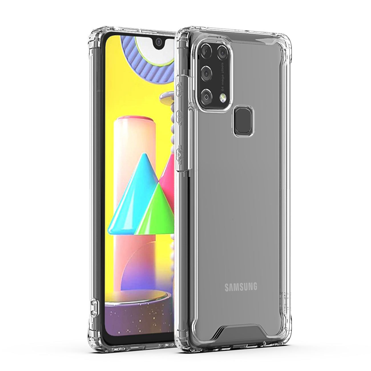 Reiko MOTOROLA G8 Power Lite 2020 High quality Tpu Bumper and Clarity PC Case In Clear