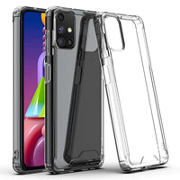 Reiko High Quality 2X Clean PC and TPU Bumper Case In Clear For  Samsung Galaxy M51