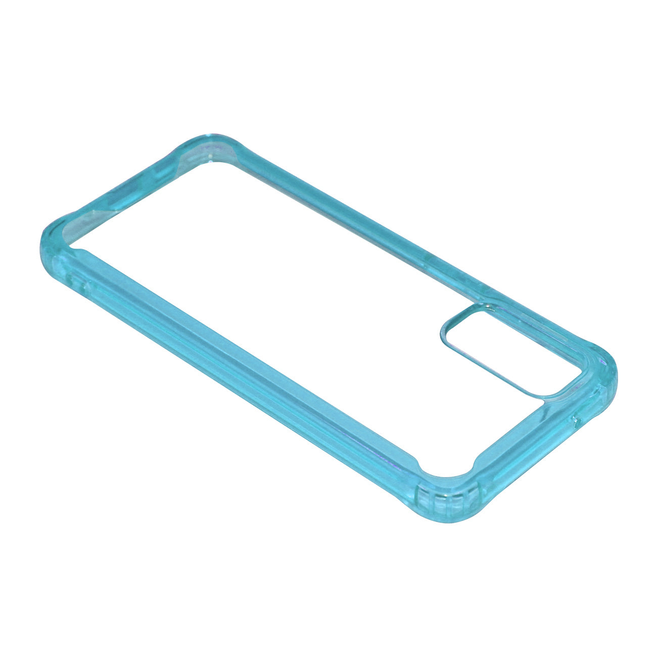 Reiko Samsung S20 High quality Tpu Bumper and Clarity PC Case In Blue