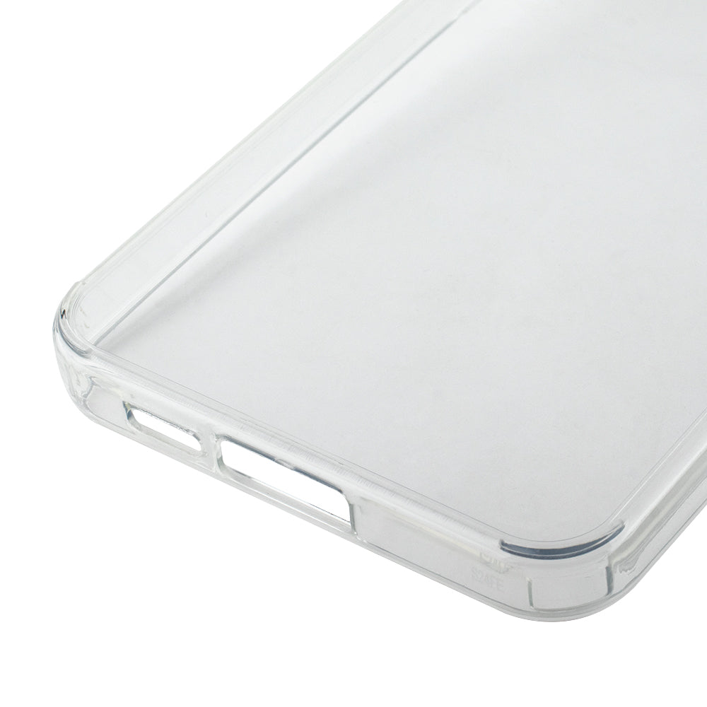 Reiko High Quality 2X Clean PC and TPU Bumper Case In Clear For Samsung Galaxy S24 FE