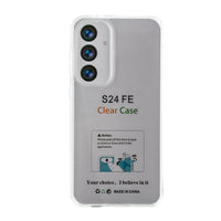 Reiko High Quality 2X Clean PC and TPU Bumper Case In Clear For Samsung Galaxy S24 FE