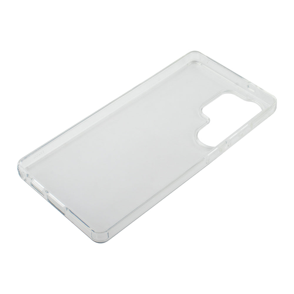 Reiko High Quality 2X Clean PC and TPU Bumper Case In Clear For Samsung Galaxy S25 ULTRA