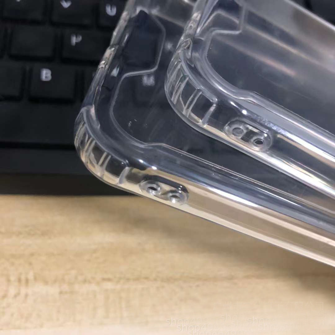 Reiko High Quality 2X Clean PC and TPU Bumper Case In Clear