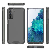 High quality TPU Bumper and Clarity PC Case For SAMSUNG GALAXY S21/S30 PLUS In Black